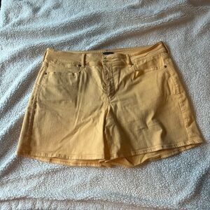 Women's Yellow Shorts